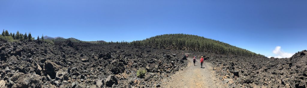 Volcán Chinyero, Teide al fondo