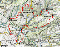 GR 170 - Sendero del Llobregós / Sendero de Torà