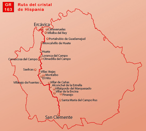 GR 163 - Ruta del Cristal de Hispania