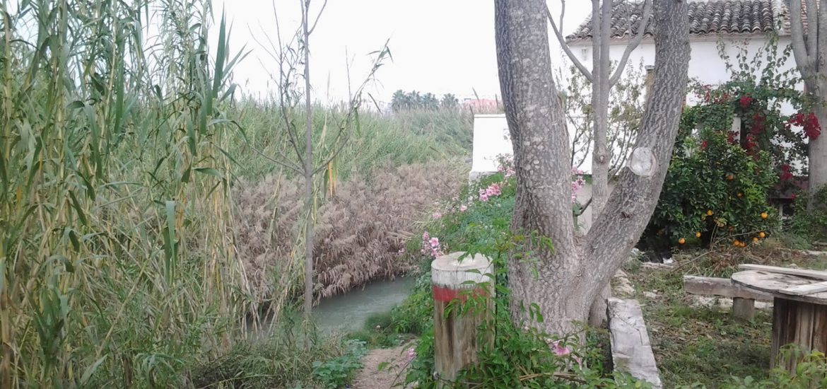 señal sobre el camino en molina de segura