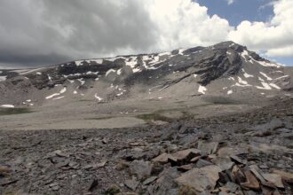 Mulhacén visto desde Siete Lagunas