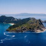 Vista aérea de las Islas Cíes